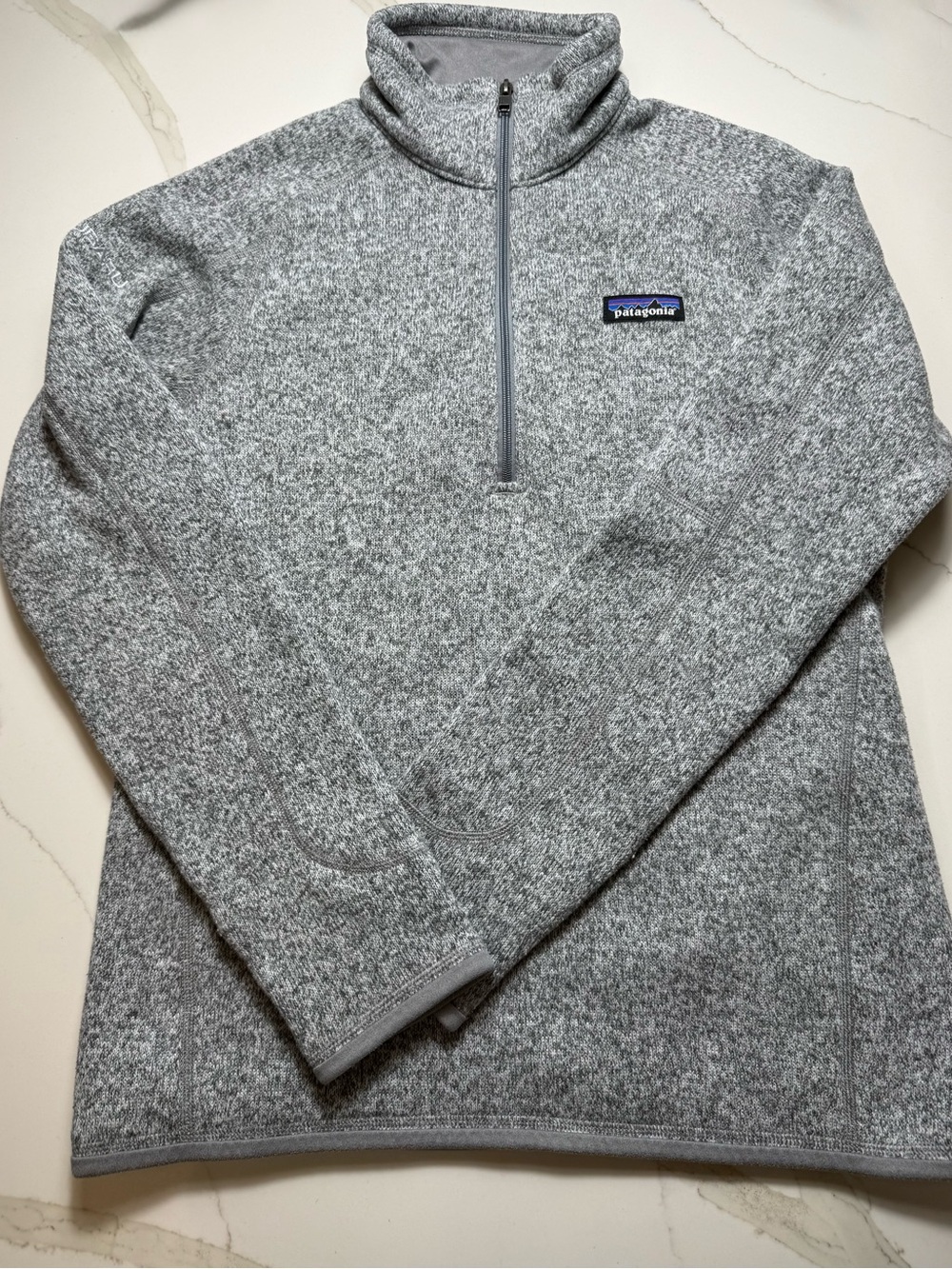 Patagonia Women’s Heather Gray Half-Zip Fleece Pullover *READ